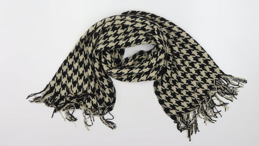 Preworn Womens Multicoloured Houndstooth Polyester  Shawl/Wrap
