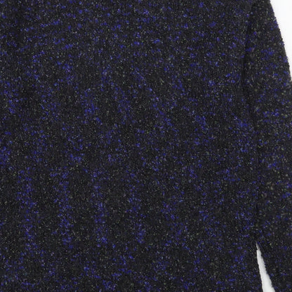 Preloved SHCollection Mens Multicoloured Round Neck  Acrylic Pullover Jumper Size M - Label