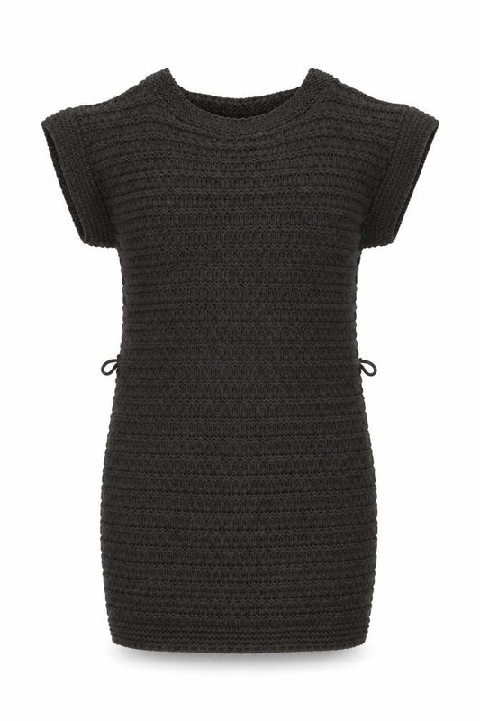 Therapy Womens Grey  Acrylic Jumper Dress  Size 12  Round Neck Pullover