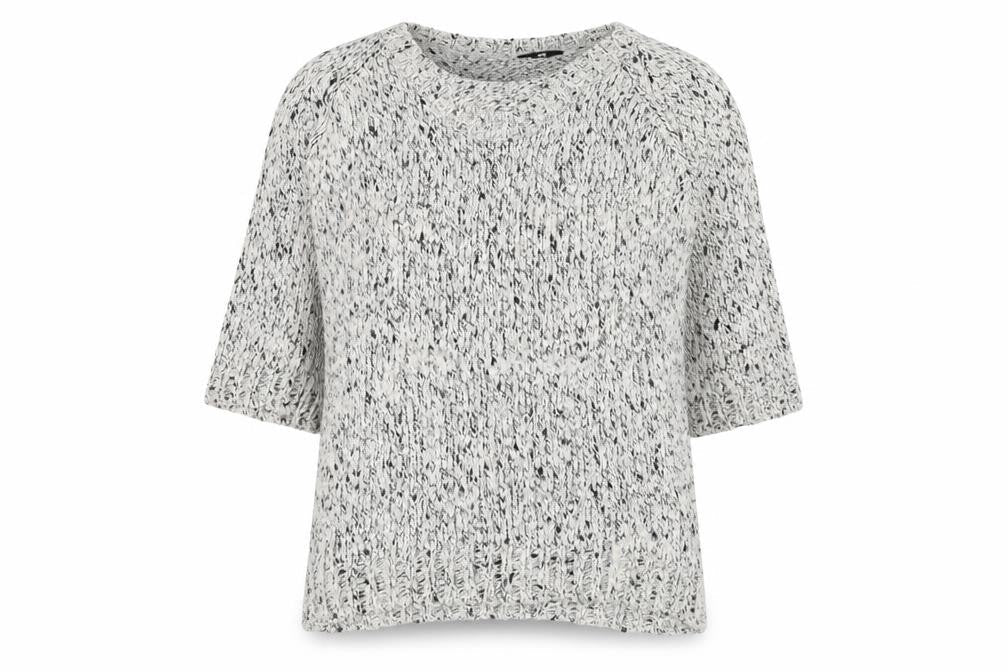 H&M Womens Ivory Round Neck  Acrylic Pullover Jumper Size M