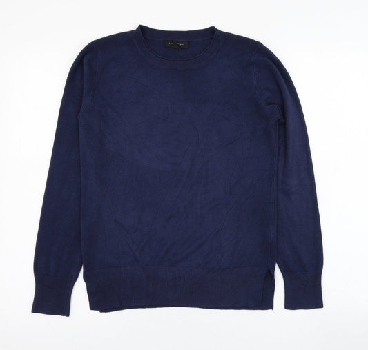 Atmosphere Womens Blue  Acrylic Pullover Sweatshirt Size 12  Pullover