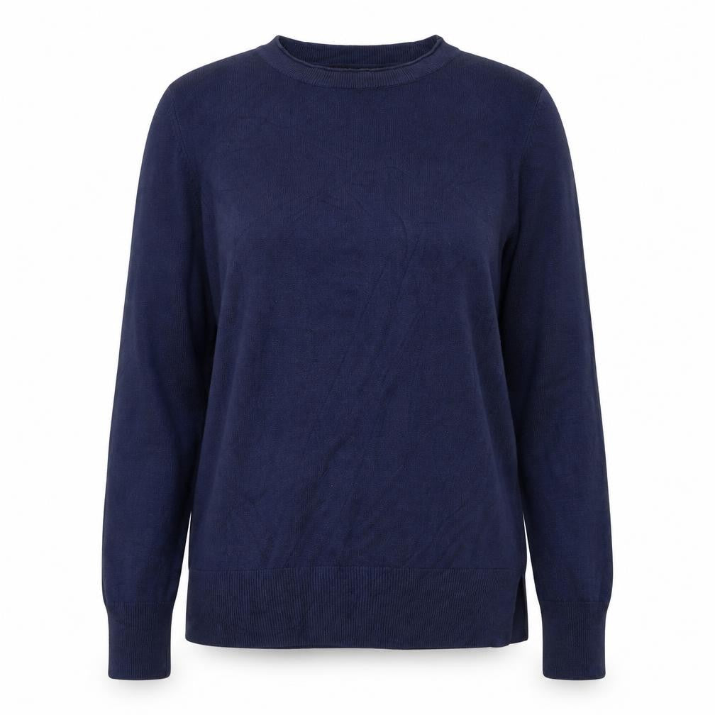 Atmosphere Womens Blue  Acrylic Pullover Sweatshirt Size 12  Pullover