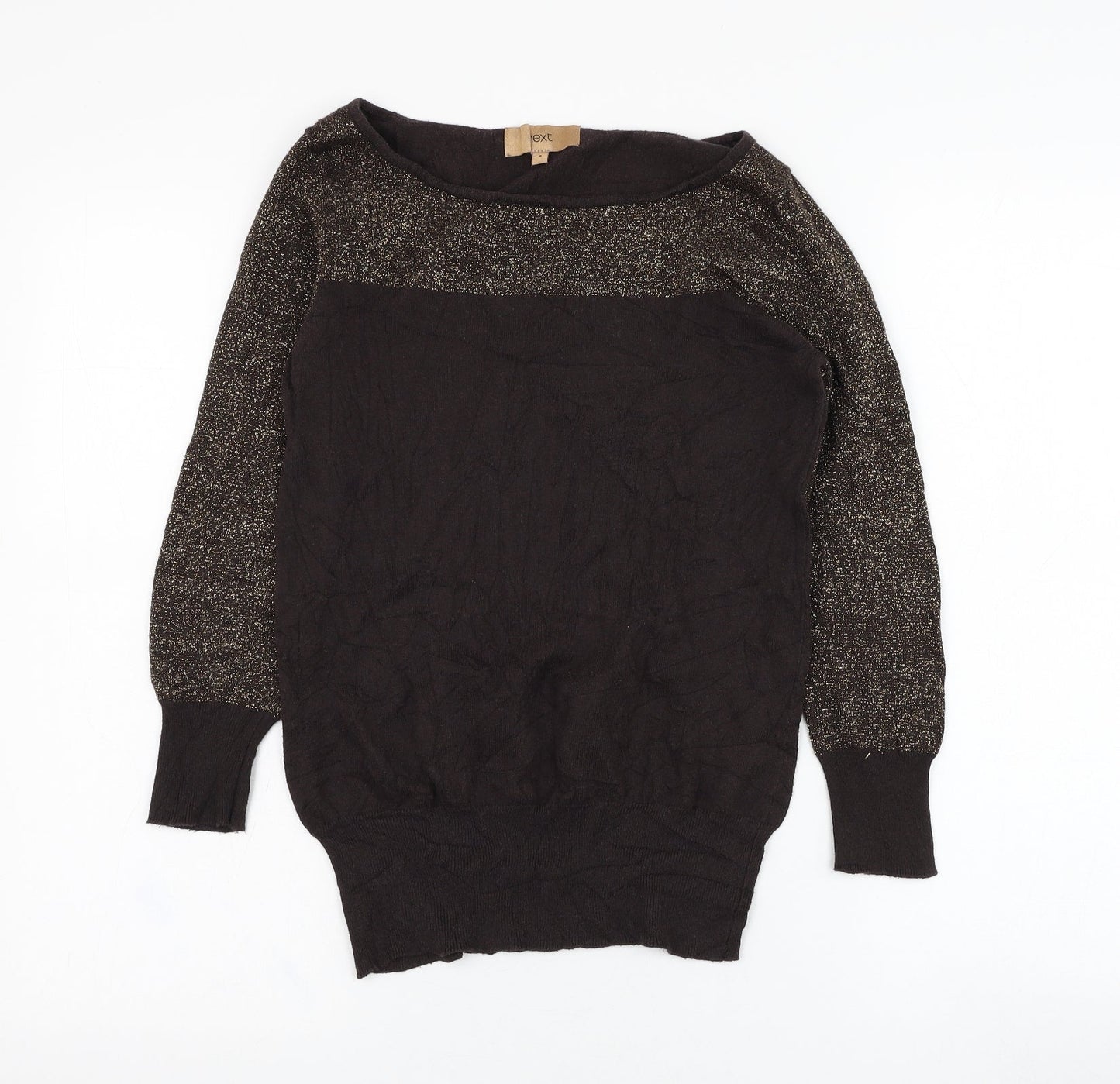 NEXT Womens Brown  Polyester Pullover Sweatshirt Size 8  Pullover