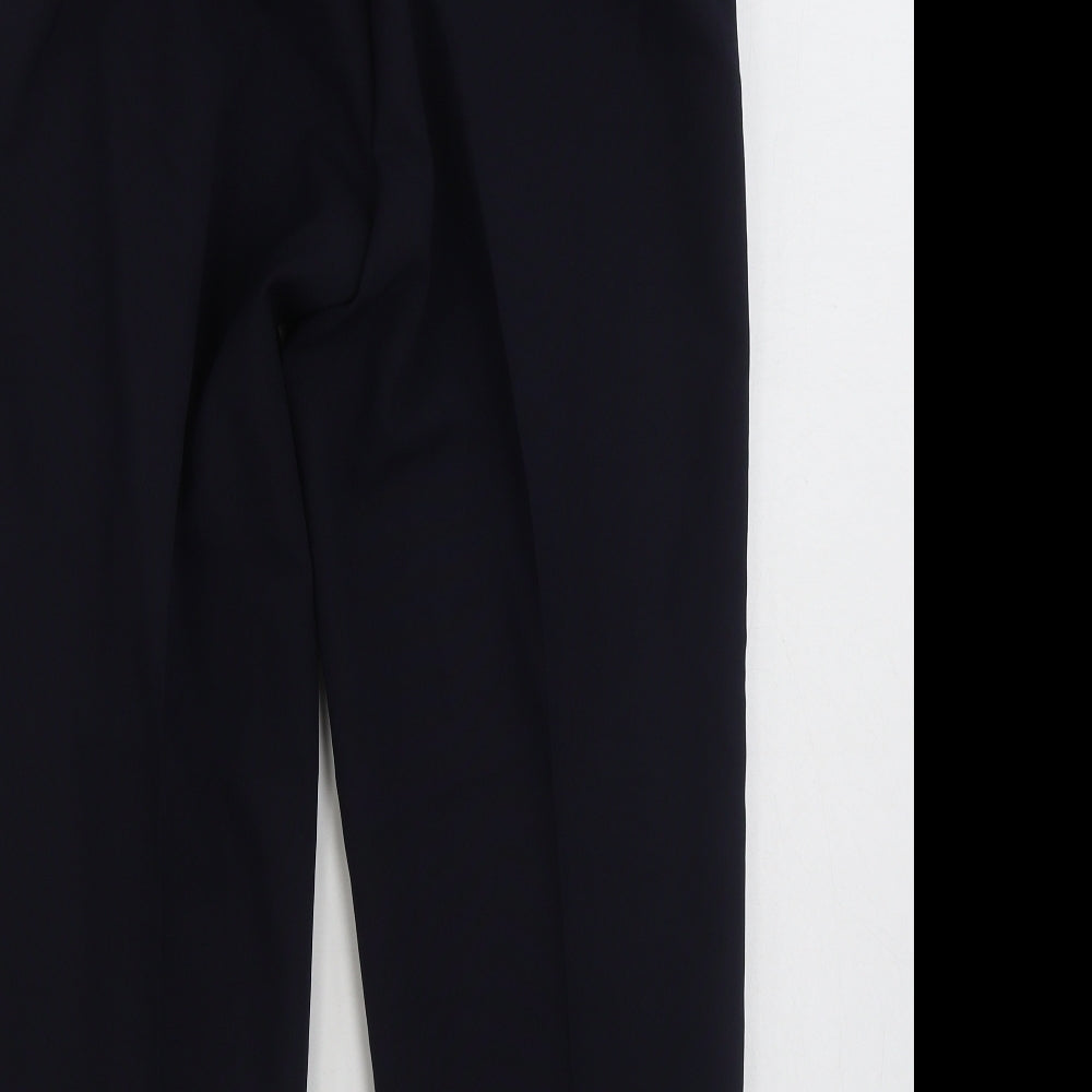 JD WILLIAMS  Womens Blue  Polyester Trousers  Size 14 L25 in Regular