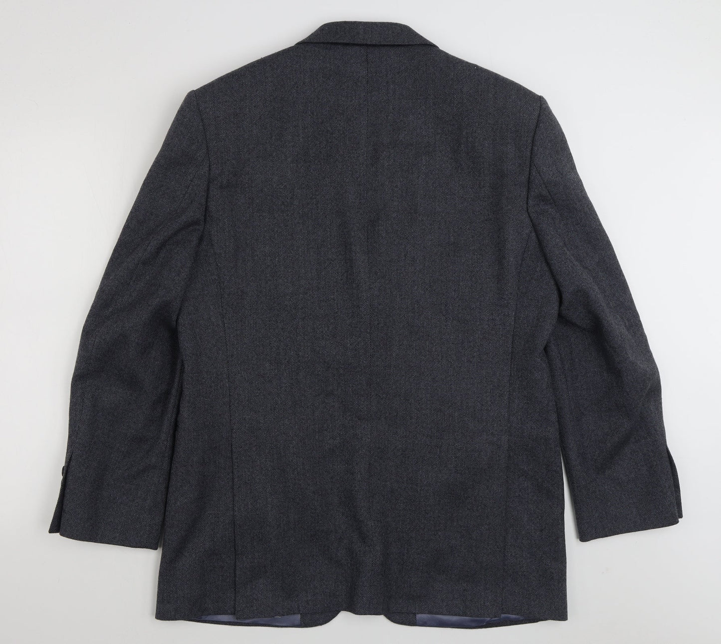 Marks and Spencer Mens Blue  Wool Jacket Suit Jacket Size M