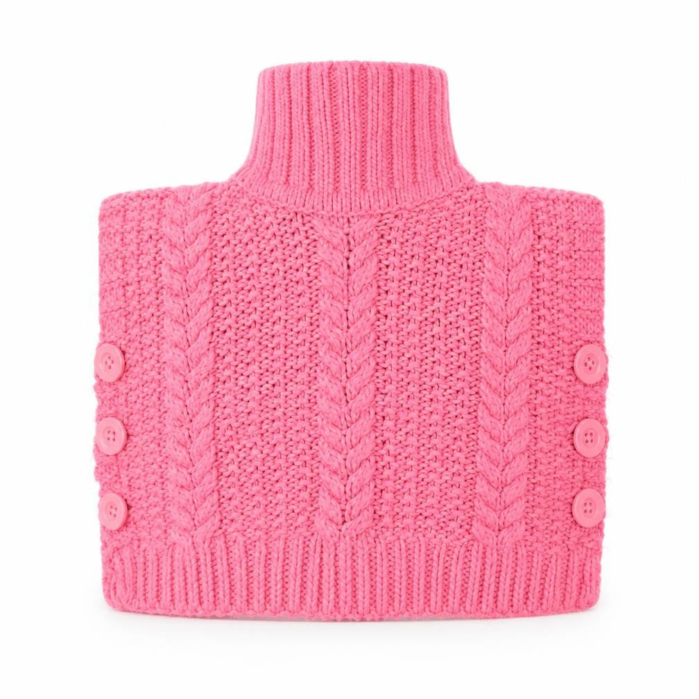 F&F Girls Pink High Neck  Acrylic Pullover Jumper Size 3 Years
