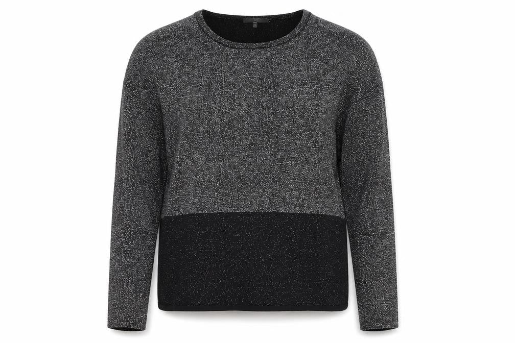 TU Womens Black Round Neck  Viscose Pullover Jumper Size 10
