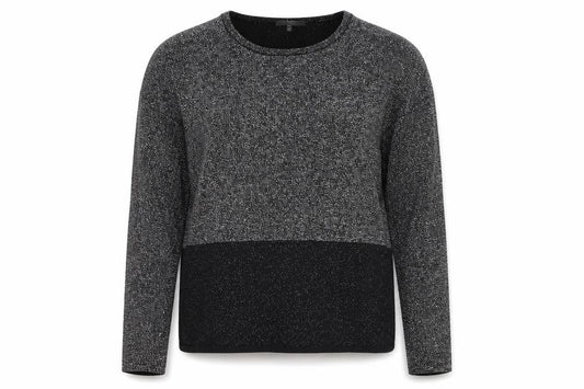 Tu Womens Black Round Neck  Viscose Pullover Jumper Size 10