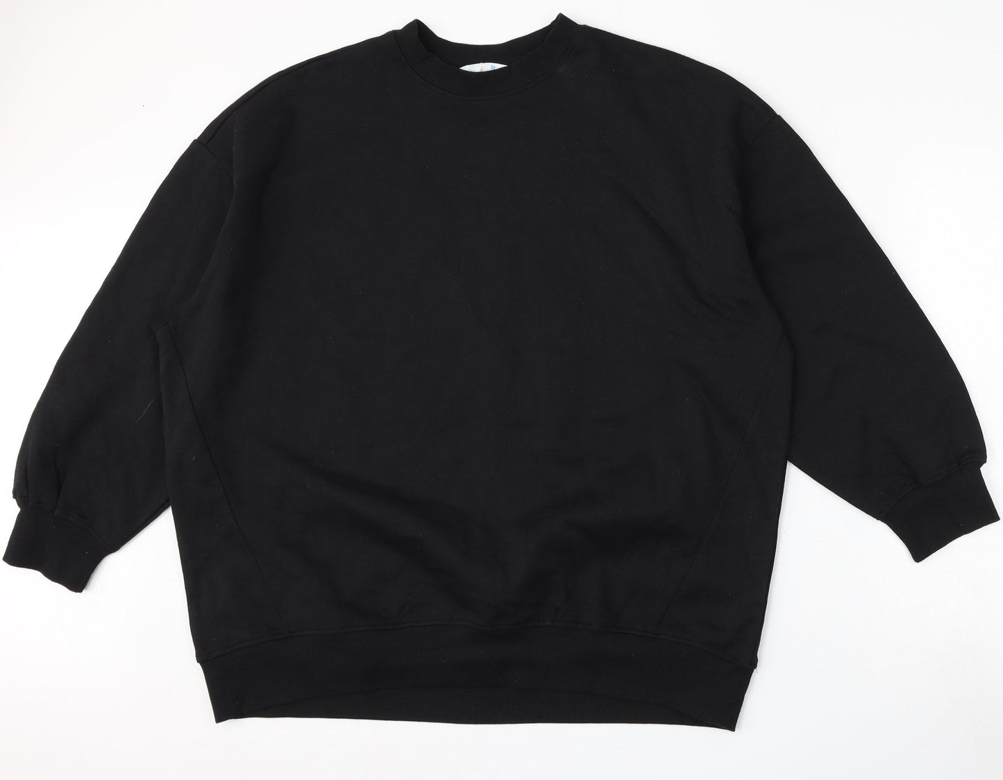 Primark Womens Black  Polyester Pullover Sweatshirt Size 12