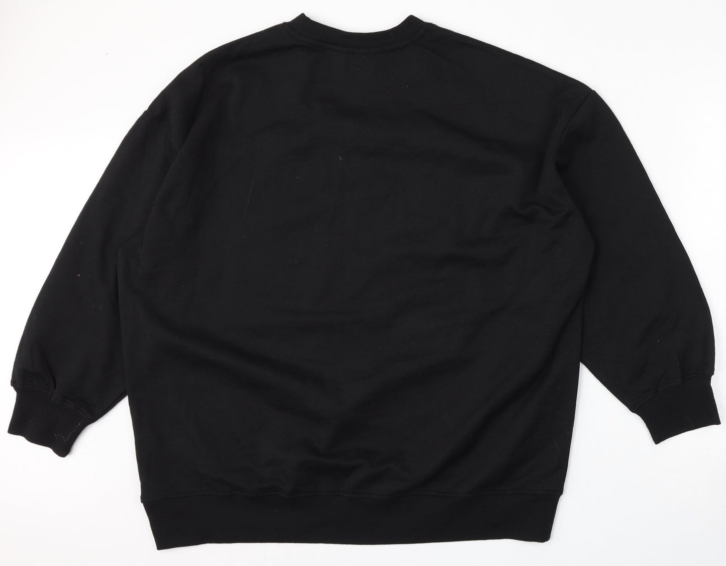 Primark Womens Black  Polyester Pullover Sweatshirt Size 12