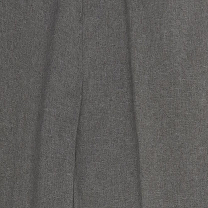 BHS Mens Grey  Polyester Trousers  Size 34 in L28 in Regular Zip