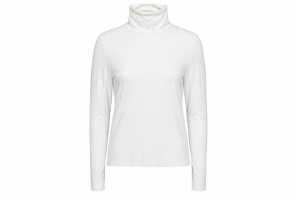 Divided Womens White Roll Neck  Viscose Pullover Jumper Size S