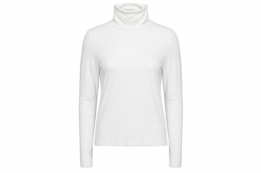 Divided Womens White Roll Neck  Viscose Pullover Jumper Size S