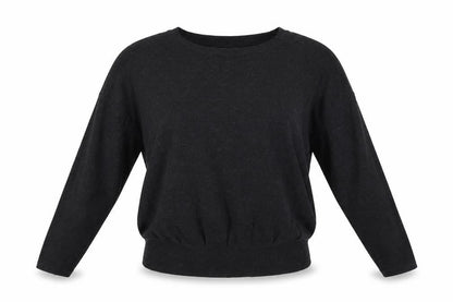 Next Womens Grey Scoop Neck  Polyester Pullover Jumper Size 6