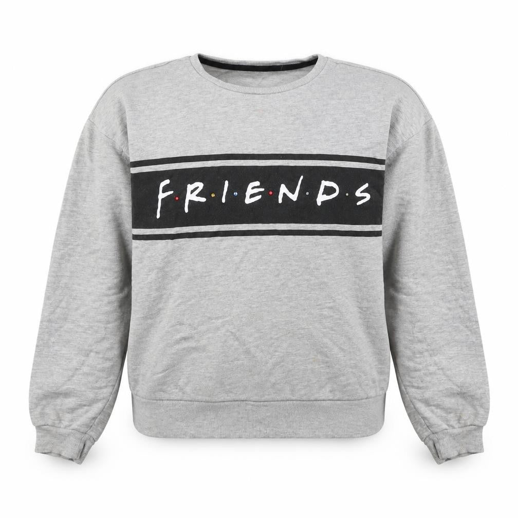 George Girls Grey  Cotton Pullover Sweatshirt Size 10-11 Years  Pullover
