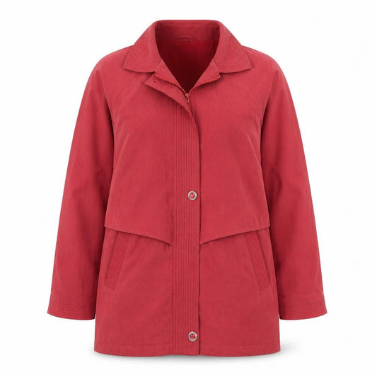 Gold Womens Pink   Overcoat Coat Size M  Zip