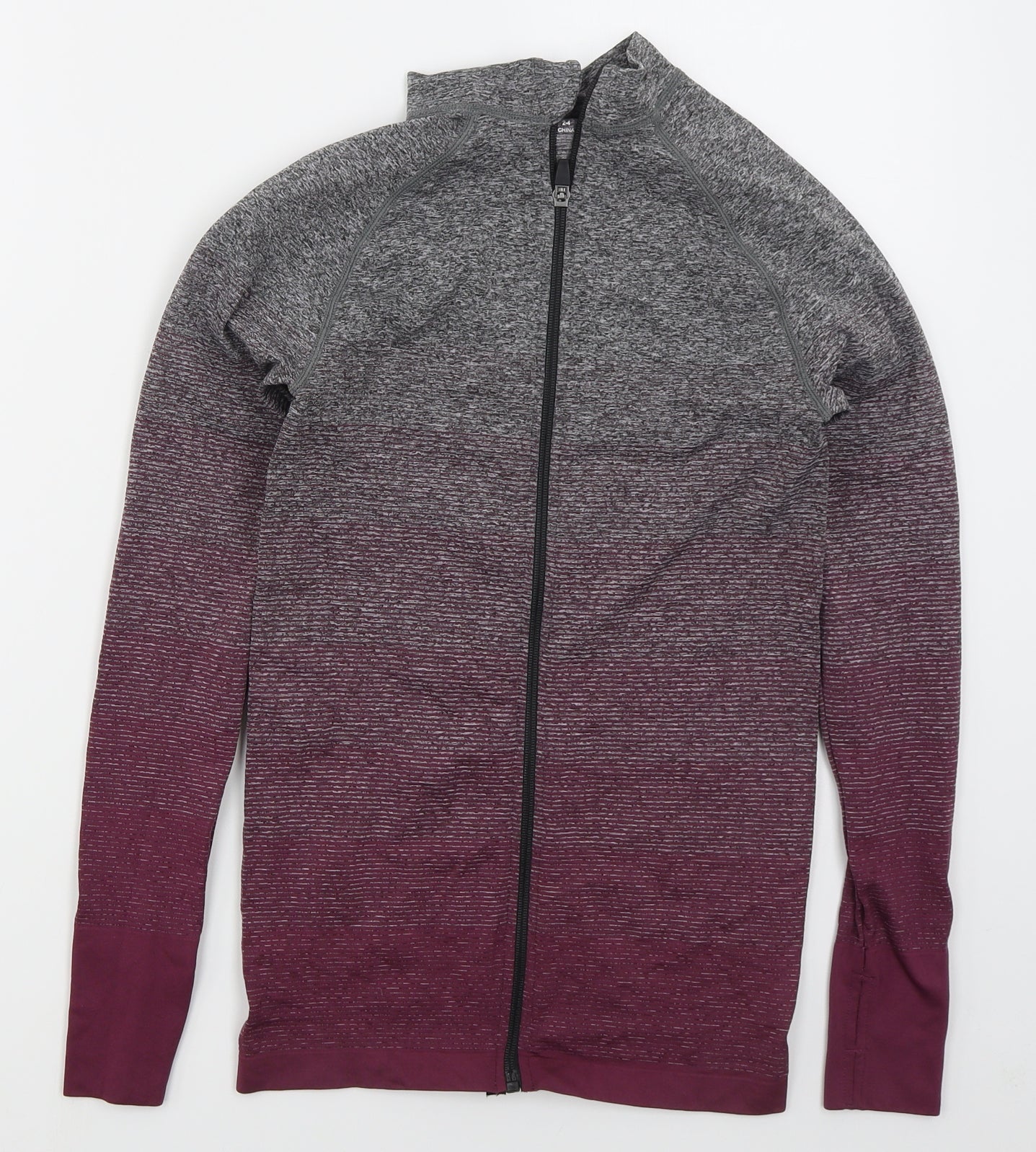 Primark Womens Purple Striped  Jacket  Size 6  Zip