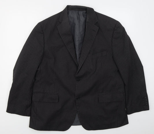 Marks and Spencer Mens Grey  Polyester Jacket Suit Jacket Size 44