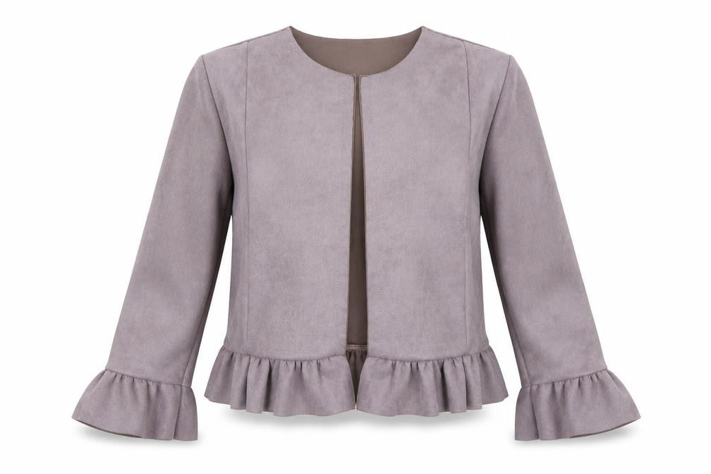 Prague Womens Purple   Jacket  Size 10