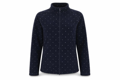 Tu Womens Blue Polka Dot  Jacket  Size 8  Zip