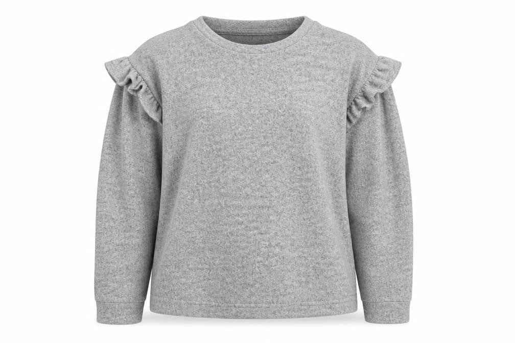 New Look Womens Grey Round Neck  Viscose Pullover Jumper Size M