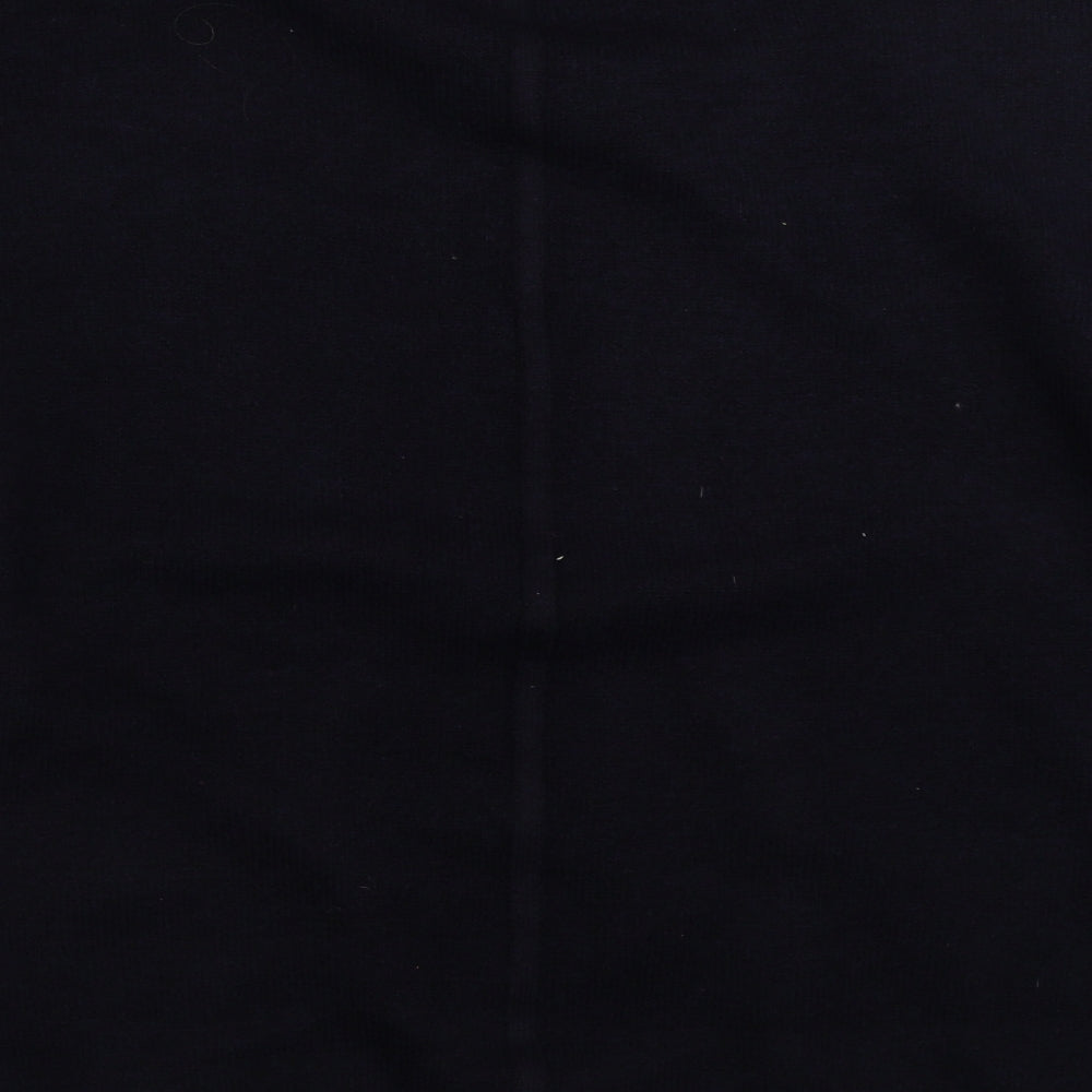 Marks and Spencer Womens Blue High Neck  Acrylic Pullover Jumper Size XL