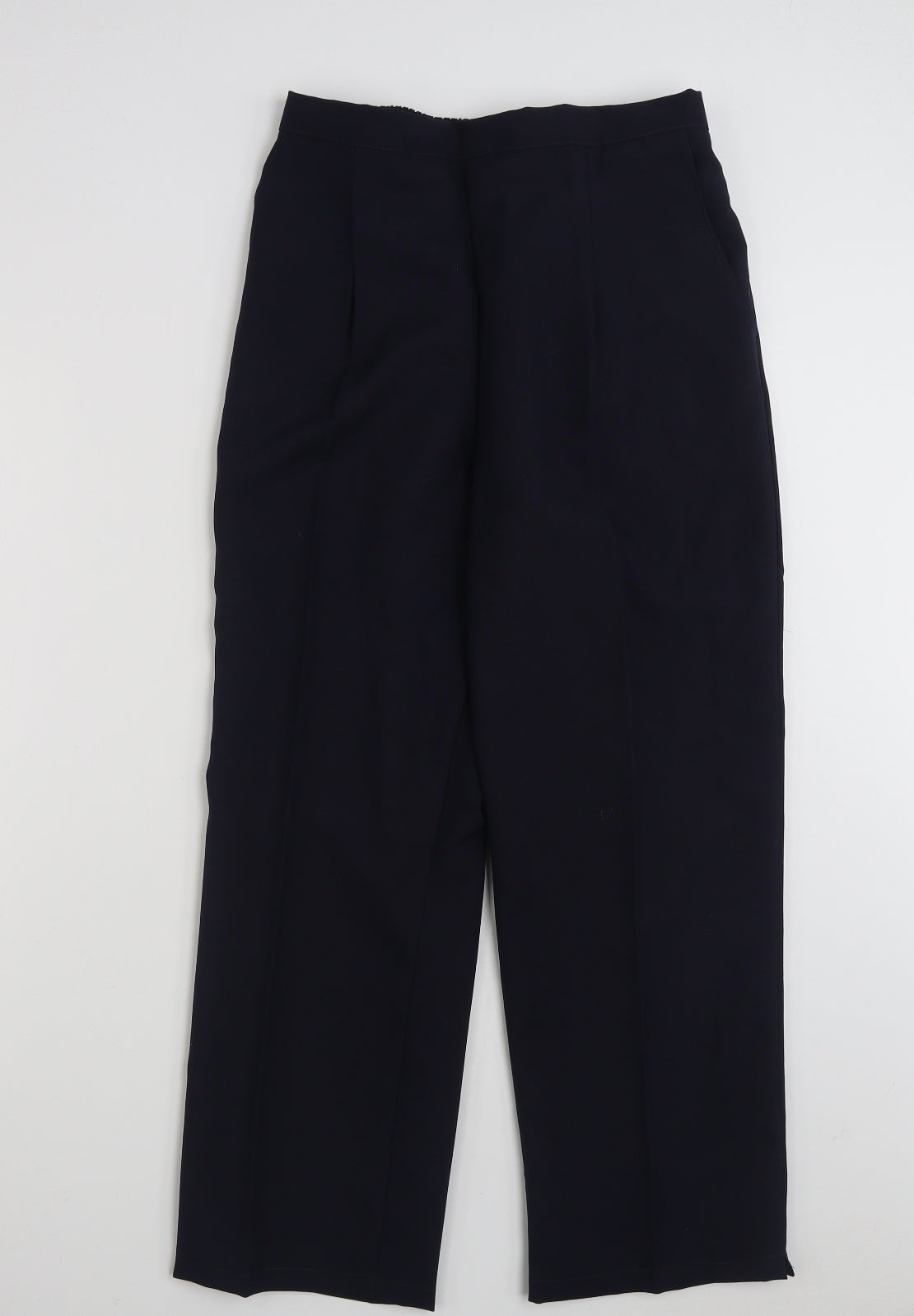 Preworn Womens Blue  Polyester Trousers  Size 16 L26 in Regular