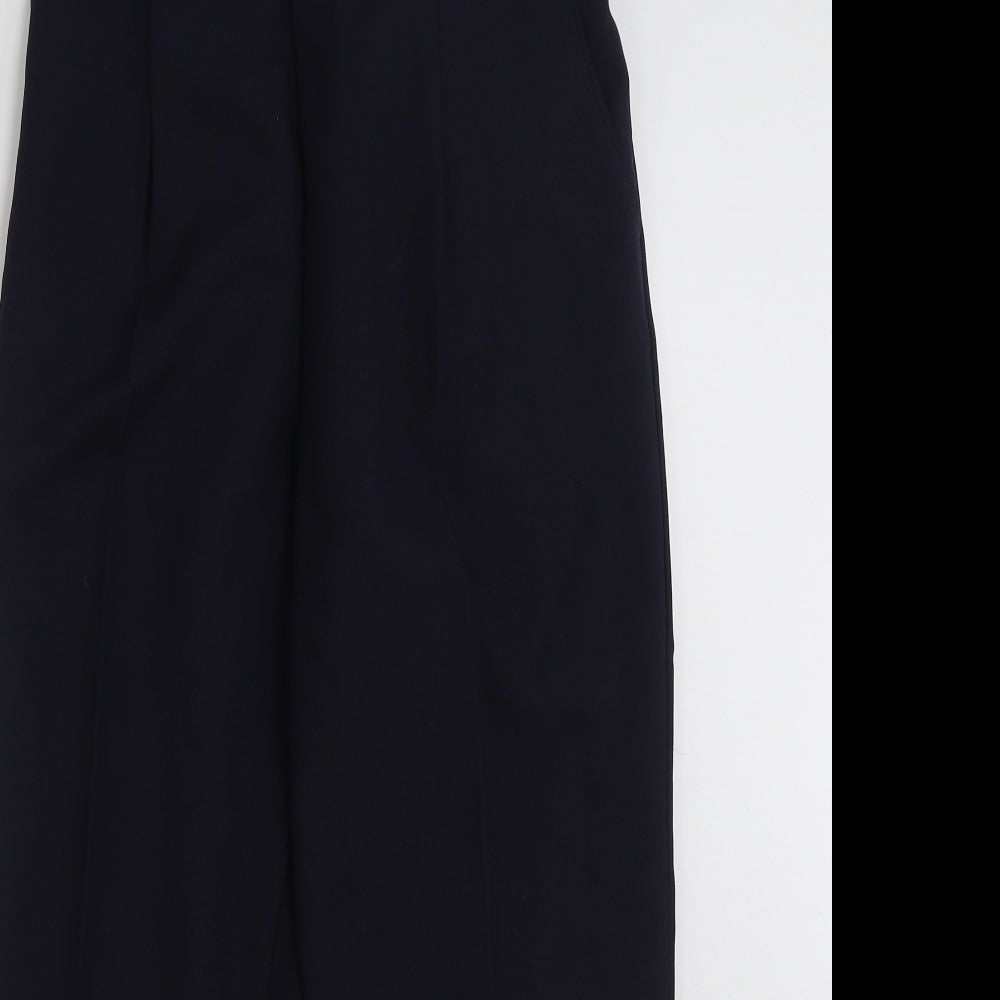 Preworn Womens Blue  Polyester Trousers  Size 16 L26 in Regular