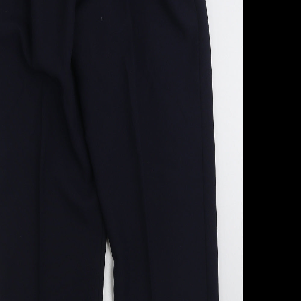 Preworn Womens Blue  Polyester Trousers  Size 16 L26 in Regular
