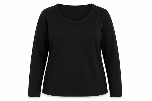 Marks and Spencer Womens Black  100% Polyester Pullover Sweatshirt Size 16  Pullover