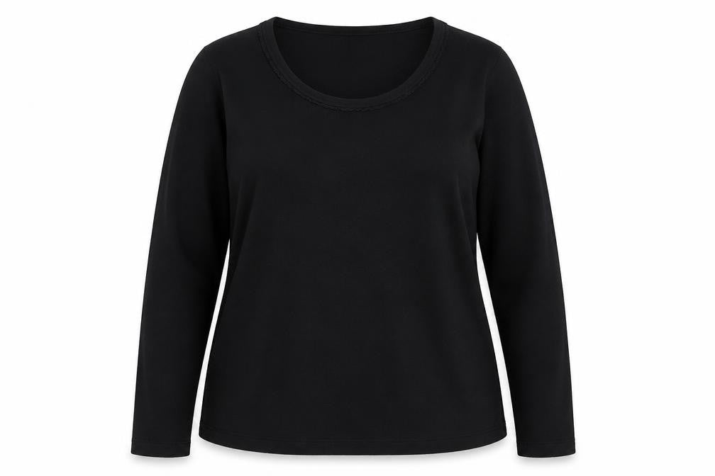 Marks & Spencer Womens Black  100% Polyester Pullover Sweatshirt Size 16  Pullover