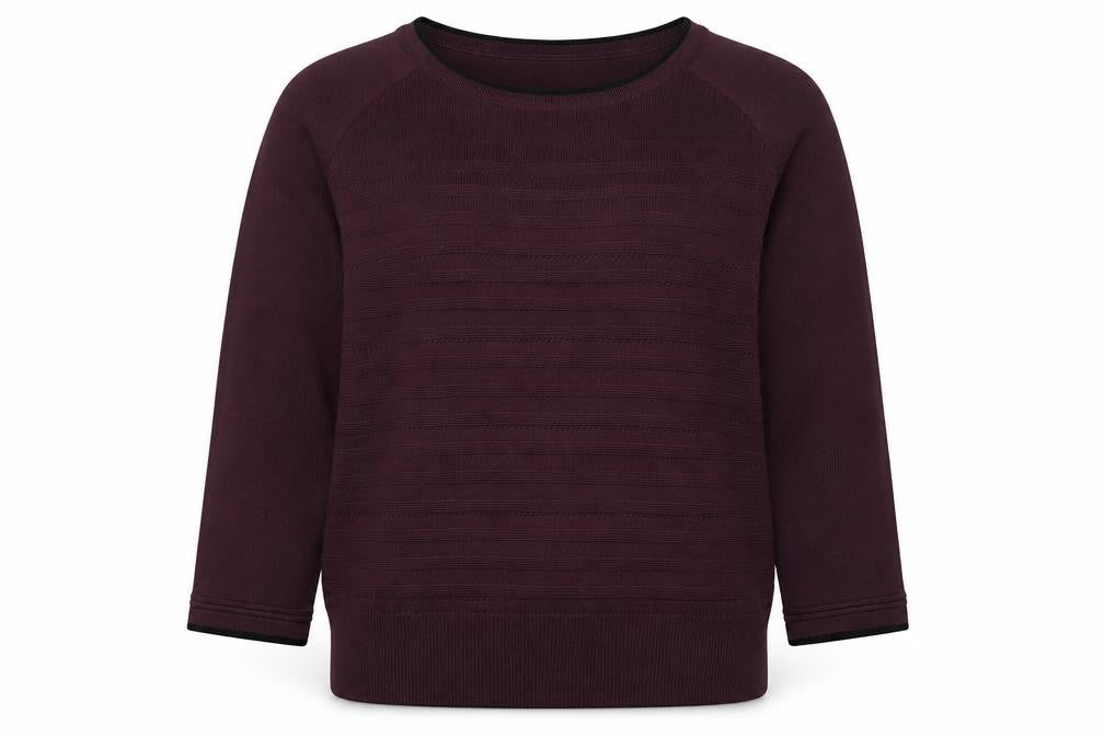 Principles  Womens Purple Round Neck  Acrylic Pullover Jumper Size 14