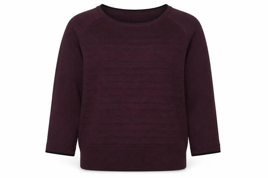 Principles Womens Purple Round Neck  Acrylic Pullover Jumper Size 14
