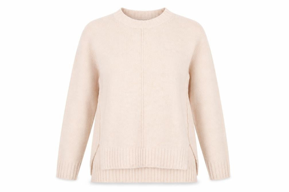 Marks & Spencer Womens Pink Round Neck  Acrylic Pullover Jumper Size S