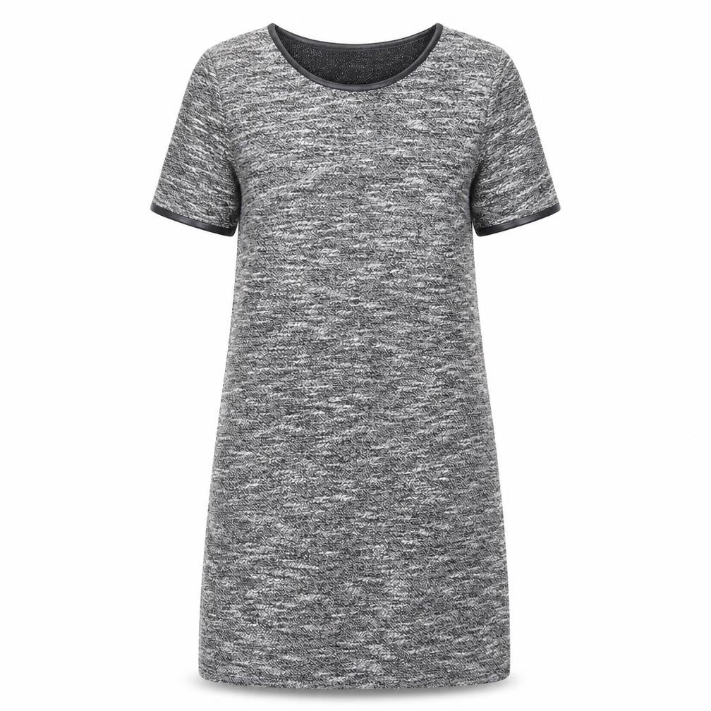 Quiz Womens Grey  Polyester A-Line  Size 10  Crew Neck Pullover