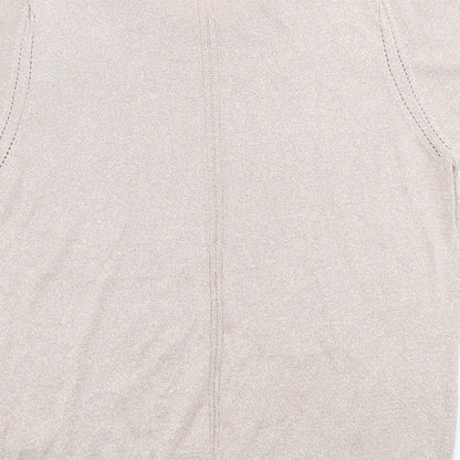 Classics Womens Pink  Modal Basic T-Shirt Size 14 Crew Neck