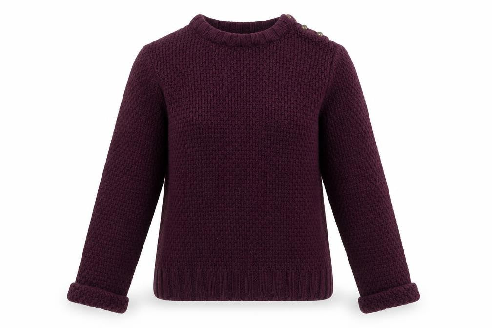 NEXT Womens Purple Crew Neck  Cotton Pullover Jumper Size 10