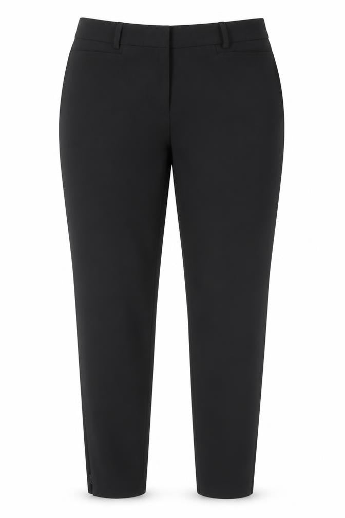 NEXT Womens Black  Polyester Trousers  Size 10 L29 in Regular Hook & Eye
