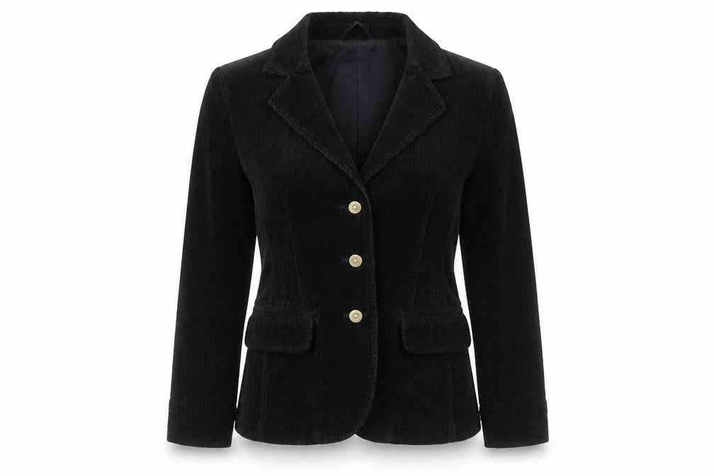Marks and Spencer Womens Black   Jacket Blazer Size 8  Button