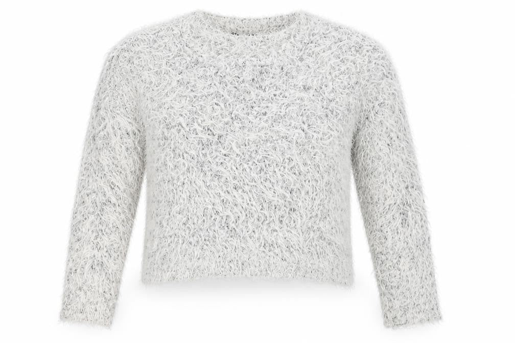 H&M Womens Grey Crew Neck  Acrylic Pullover Jumper Size S