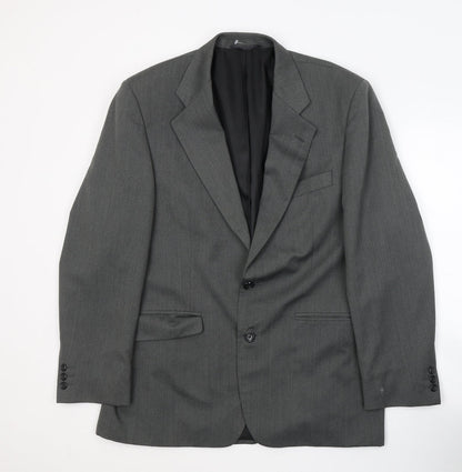 Chatsworth Mens Grey  Polyacrylate Fibre Jacket Suit Jacket Size M