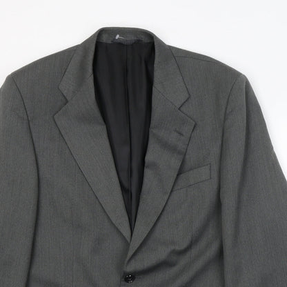 Chatsworth Mens Grey  Polyacrylate Fibre Jacket Suit Jacket Size M