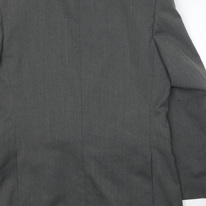 Chatsworth Mens Grey  Polyacrylate Fibre Jacket Suit Jacket Size M