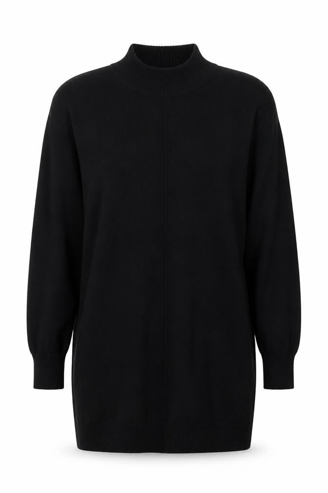 NEXT Womens Black High Neck  Acrylic Pullover Jumper Size S