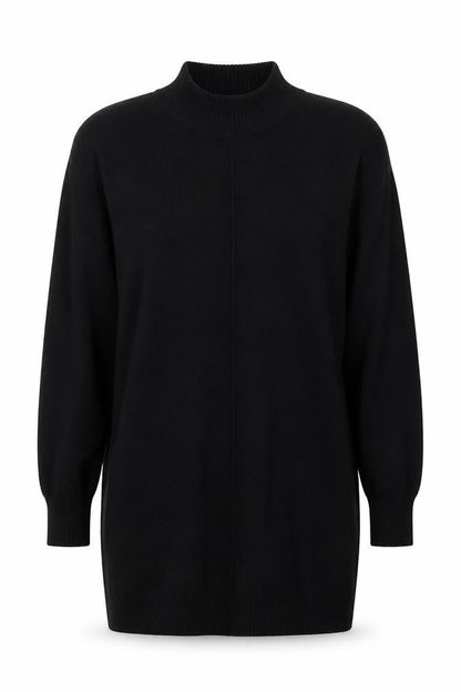Next Womens Black High Neck  Acrylic Pullover Jumper Size S