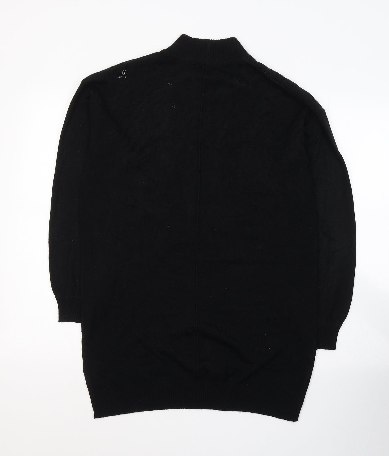 NEXT Womens Black High Neck  Acrylic Pullover Jumper Size S