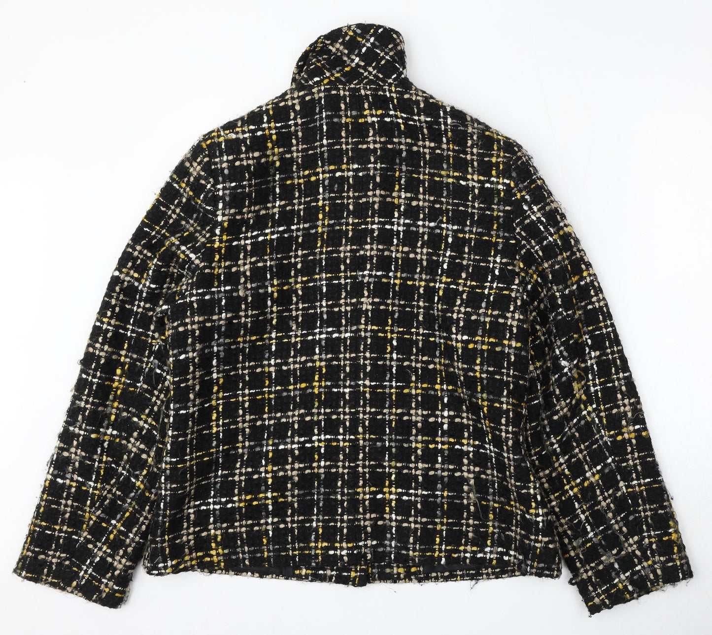 Isle Essentials Womens Multicoloured Geometric  Jacket  Size 14  Button