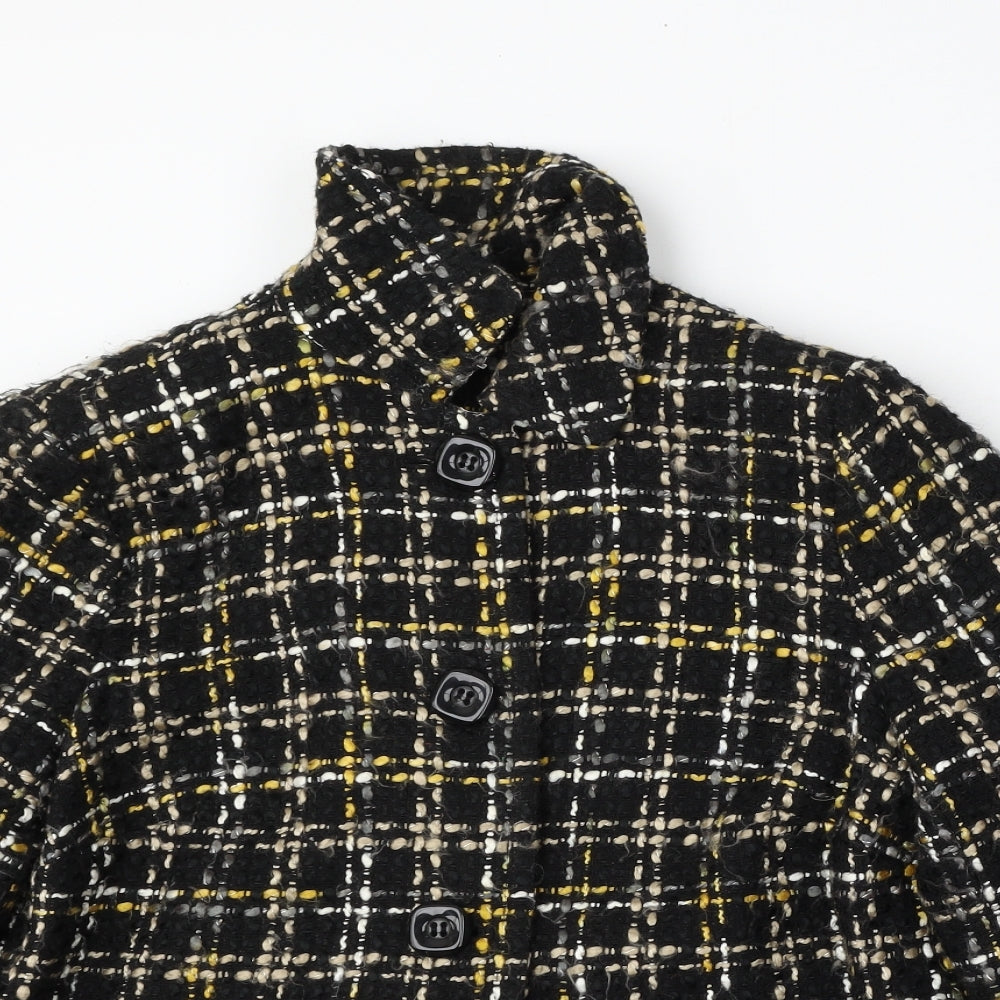 Isle Essentials Womens Multicoloured Geometric  Jacket  Size 14  Button