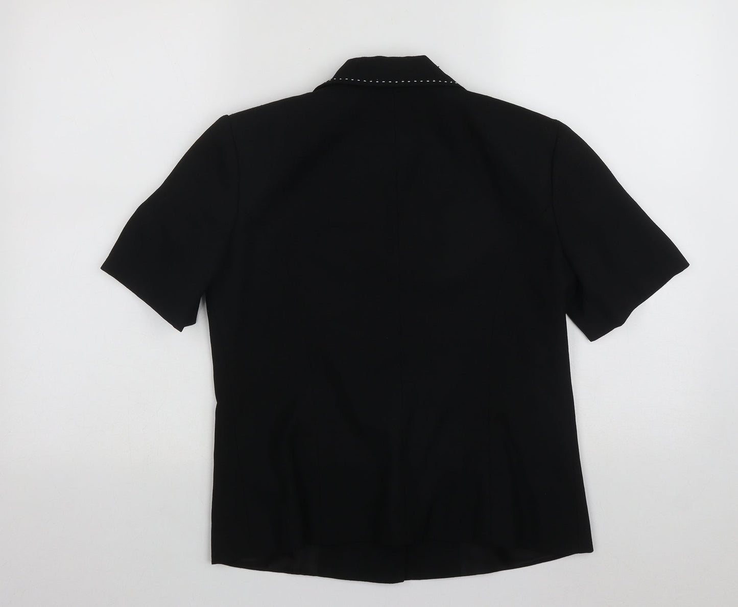 Roman  Womens Black   Jacket  Size 10  Button