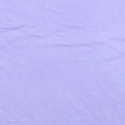Marks & Spencer Womens Purple Boat Neck  Acrylic Pullover Jumper Size 16